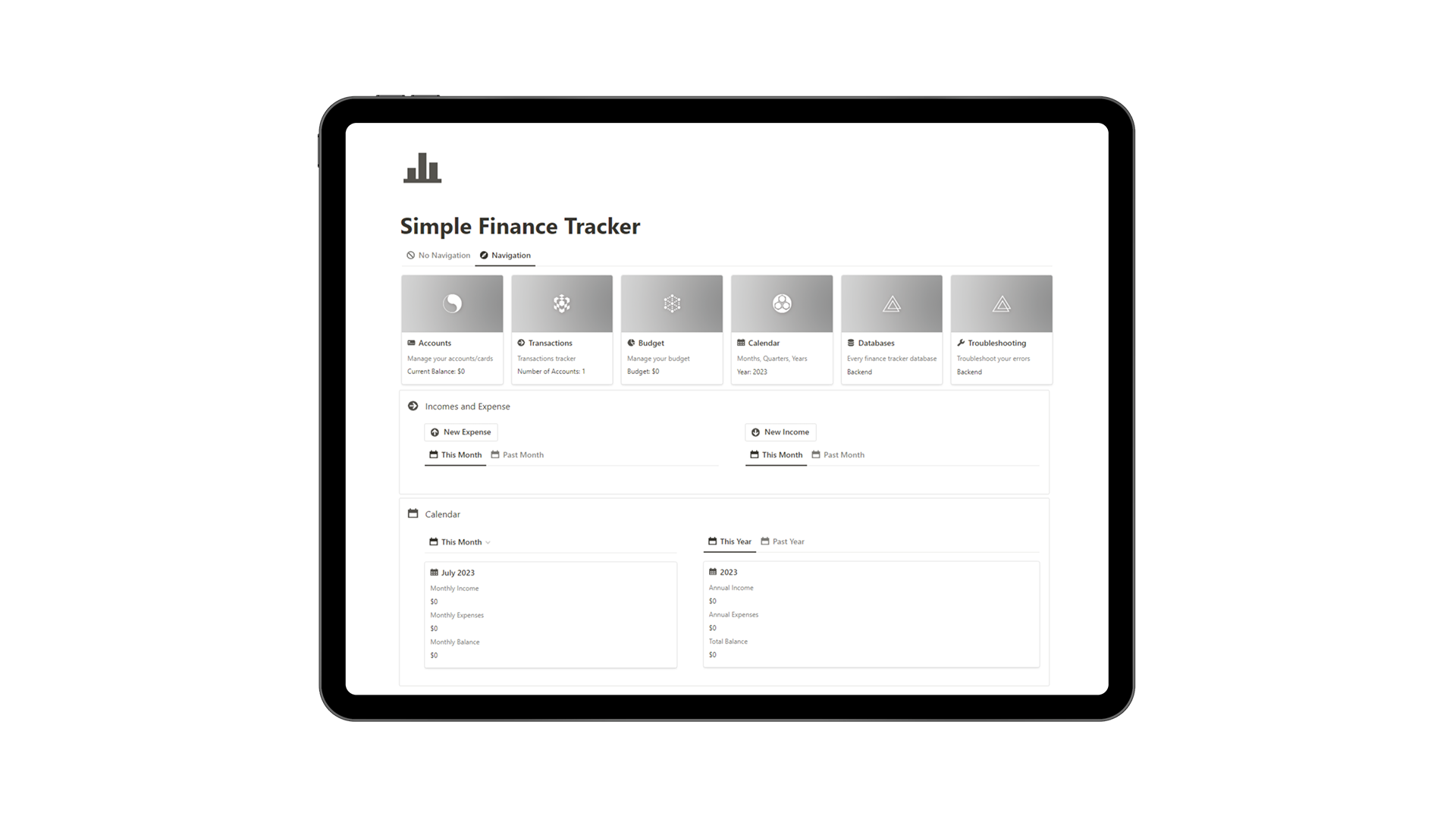 Simple Finance Tracker